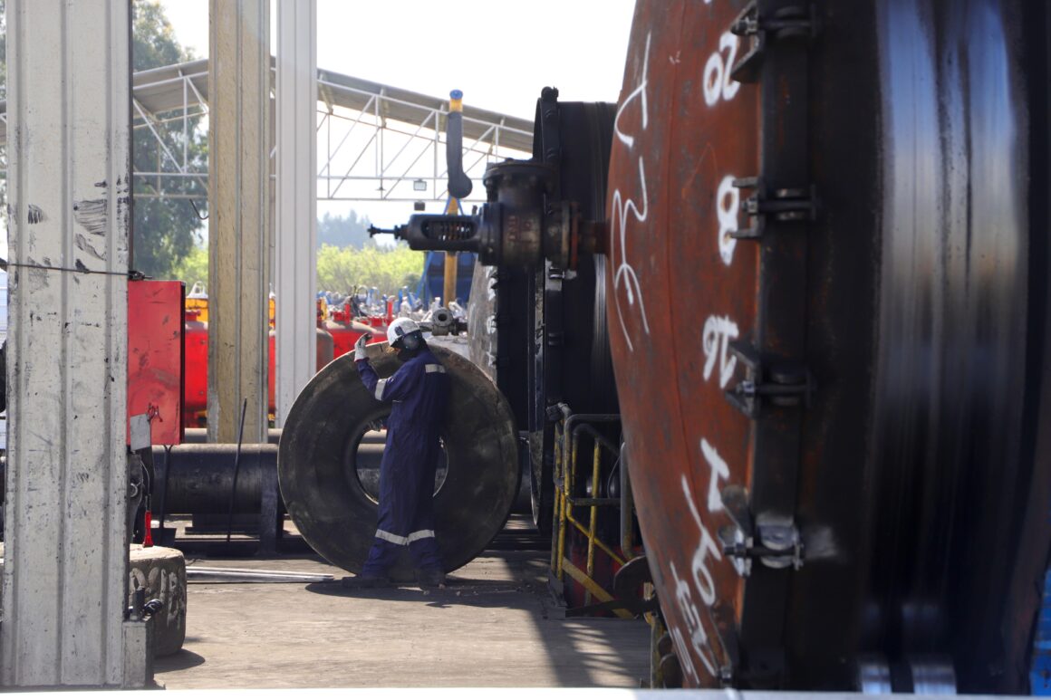 División El Teniente comienza el reciclaje y valorización de 6.400 toneladas de Neumáticos Fuera de Uso (NFU)