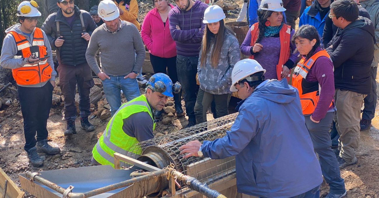 Oro Aluvial: las gestiones de ENAMI y Minería para potenciar la pequeña minería en el sur de Chile