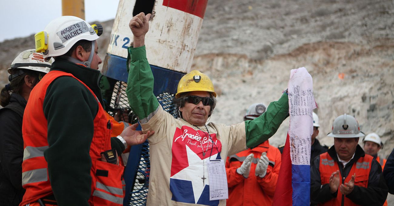 Este viernes se conmemoran 13 años del rescate de los 33 mineros de la San José