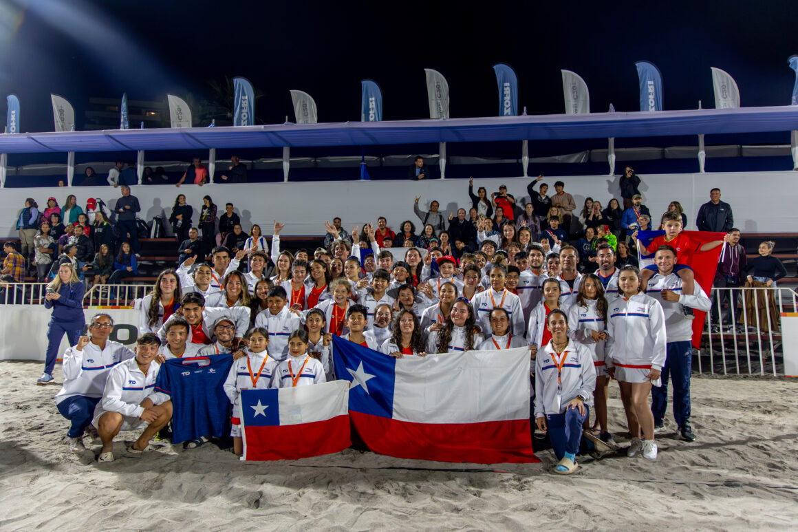 Arena Cavancha se iluminó con alegre jornada inaugural del Campeonato Panamericano de Tenis Playa 