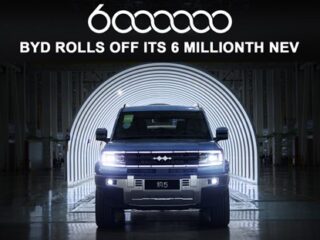 BYD pone en marcha su vehículo de nueva energía número 6 millones