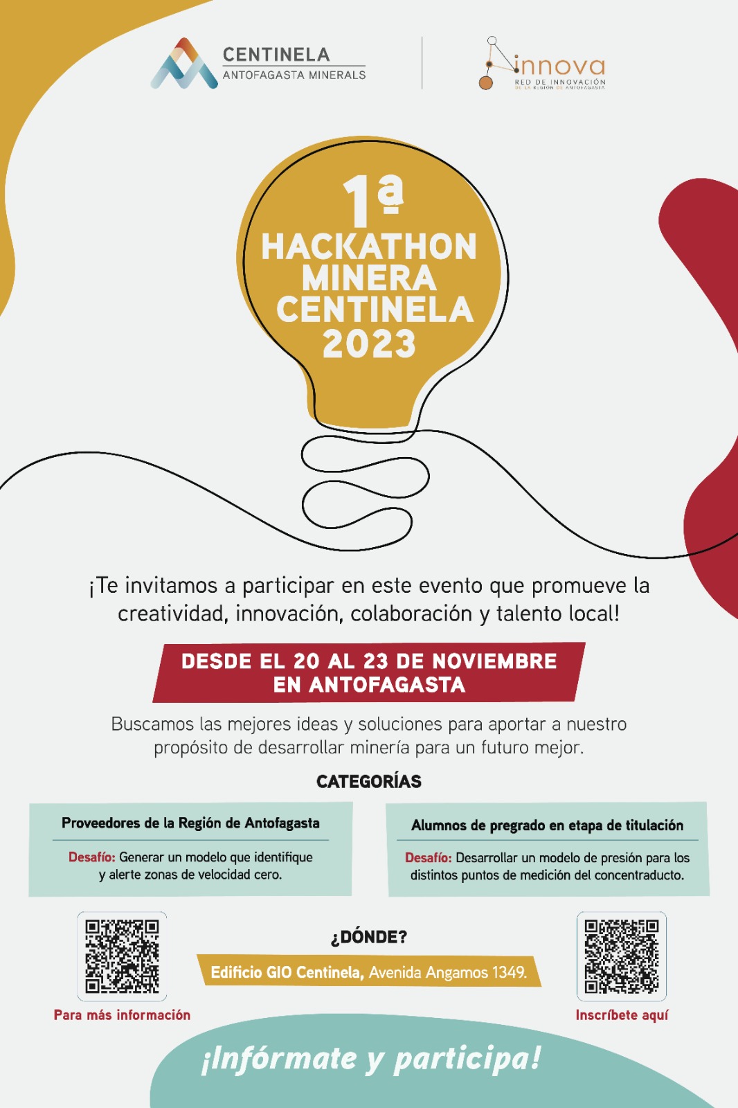 ‘Hackathon’: Minera Centinela invita a proveedores y estudiantes a presentar soluciones de analítica avanzada