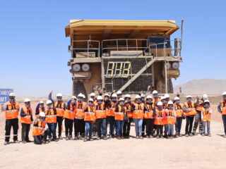 Familiares visitaron a las trabajadoras y trabajadores de la Gerencia de Extracción y Lixiviación de Chuquicamata