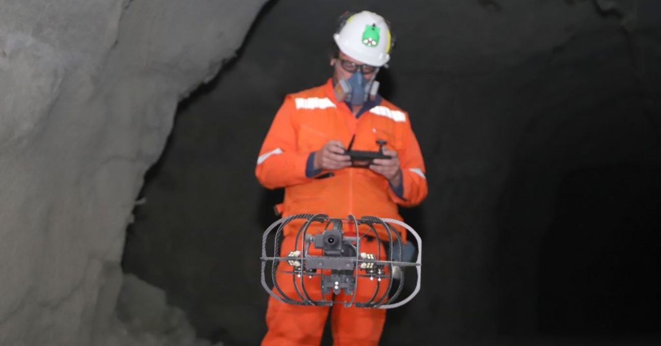 El Teniente Revoluciona la Minería Subterránea con Drones para Modelado 3D