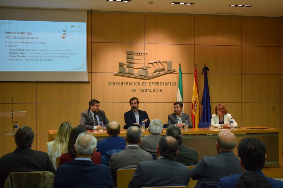 Ginés Donaire gana el IV Premio de periodismo ‘Paco Moreno’ de AMINER sobre minería metálica andaluza