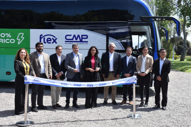 Compañía Minera del Pacífico completa con éxito la primera flota de buses 100% eléctrica de la minería en Chile