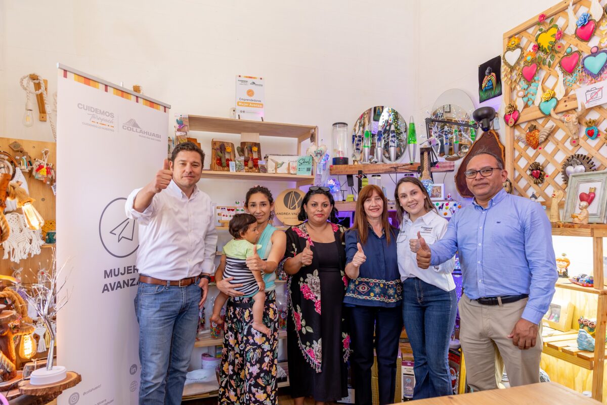 Emprendedoras de “Mujer Avanza” de Collahuasi exhiben sus productos en “Casona Baquedano”