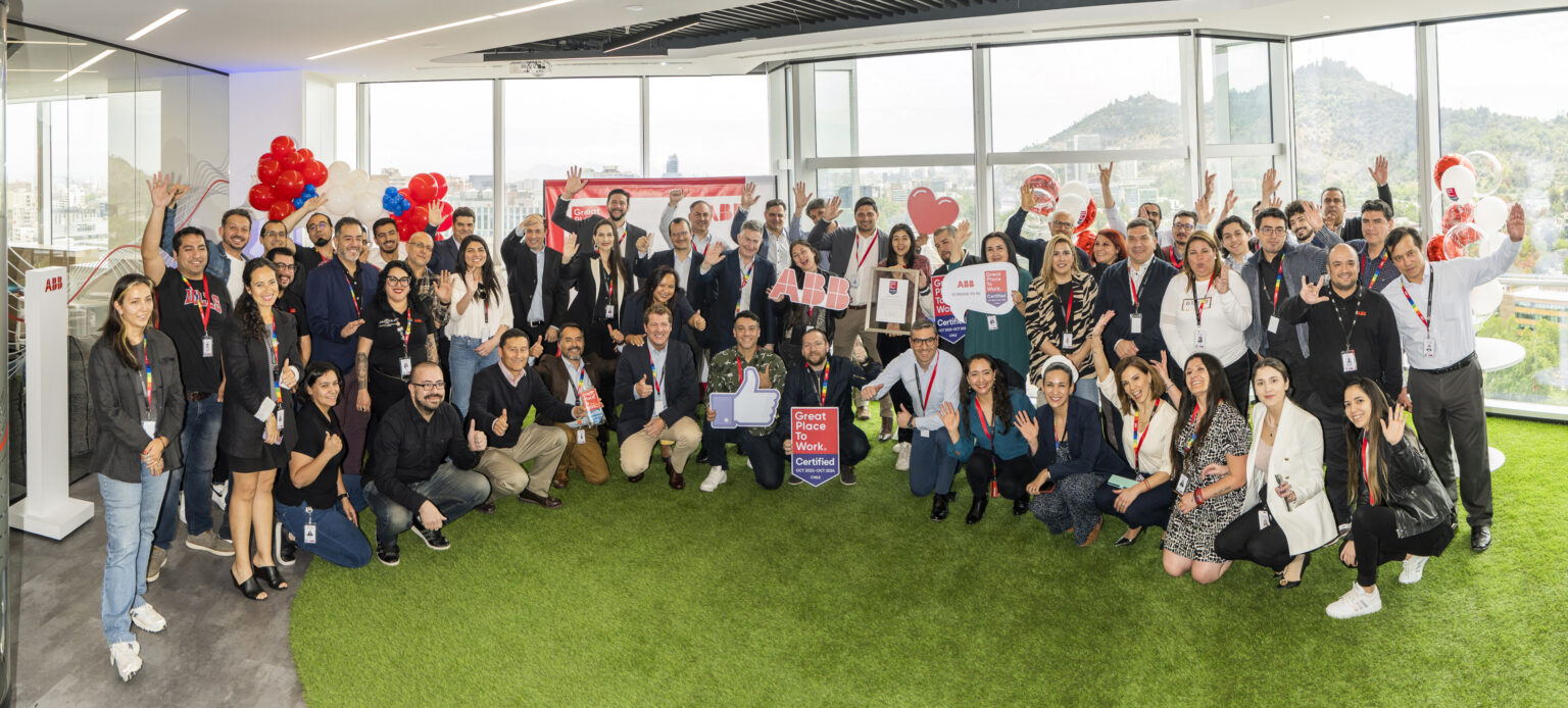 ABB en Chile obtiene certificación Great Place to Work 2023