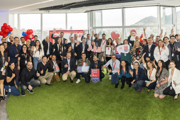 ABB en Chile obtiene certificación Great Place to Work 2023