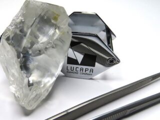 Lucapa obtiene $17 millones por cuatro diamantes recuperados de la mina Lulo en Angola
