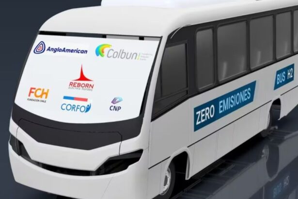Colbún, Anglo American y Corfo lanzan inédito proyecto para desarrollar el primer bus a hidrógeno verde hecho en Chile