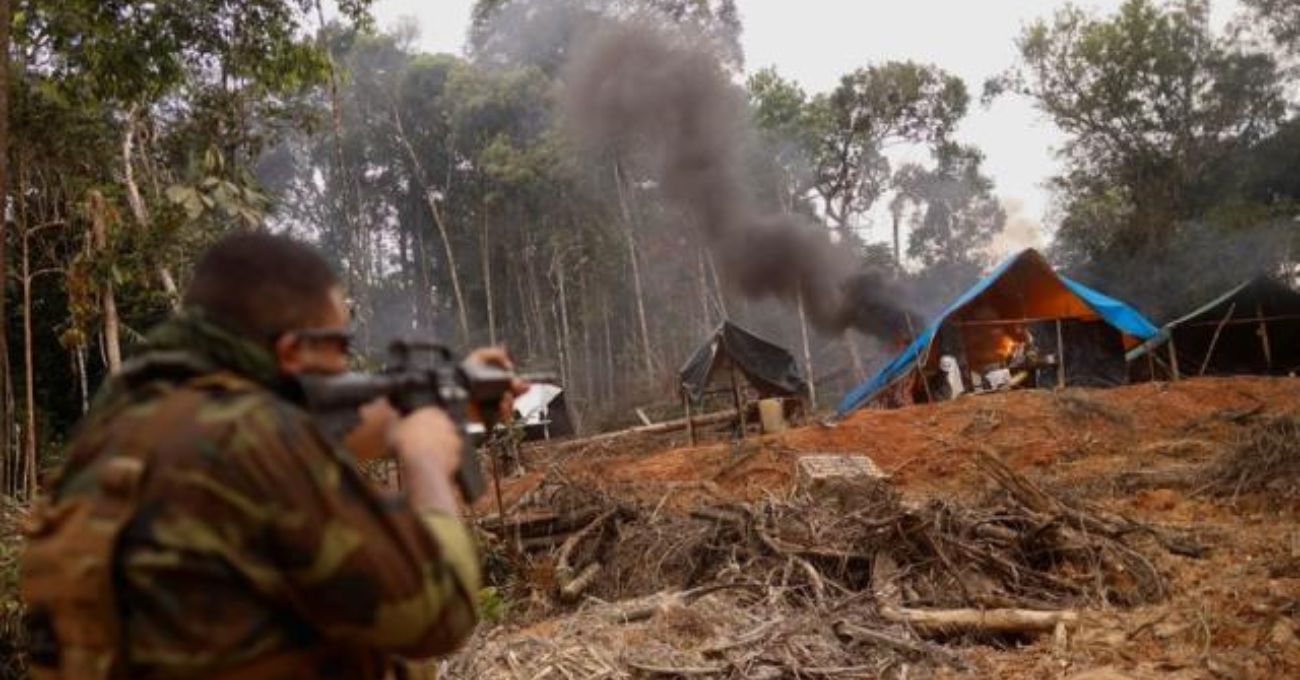 Brasil intensifica sus esfuerzos contra los mineros salvajes en la Amazonia