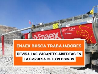 Empresa Enaex ofrece busca trabajadores en la Región Minera de Antofagasta