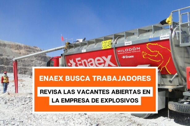 Empresa Enaex ofrece busca trabajadores en la Región Minera de Antofagasta