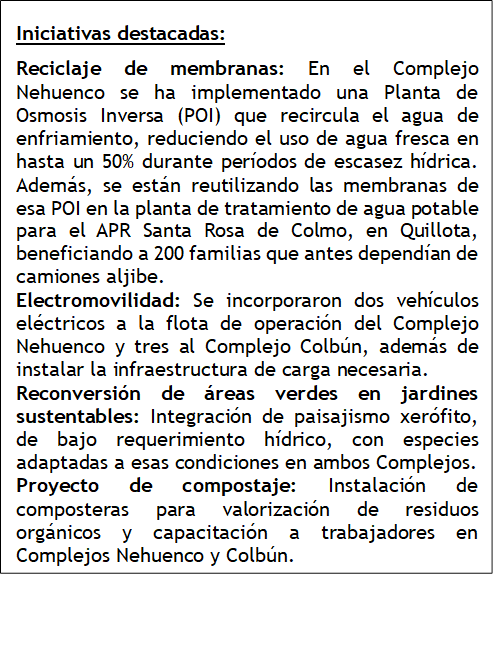 Colbún recibe reconocimiento de Corfo por avances en economía circular 