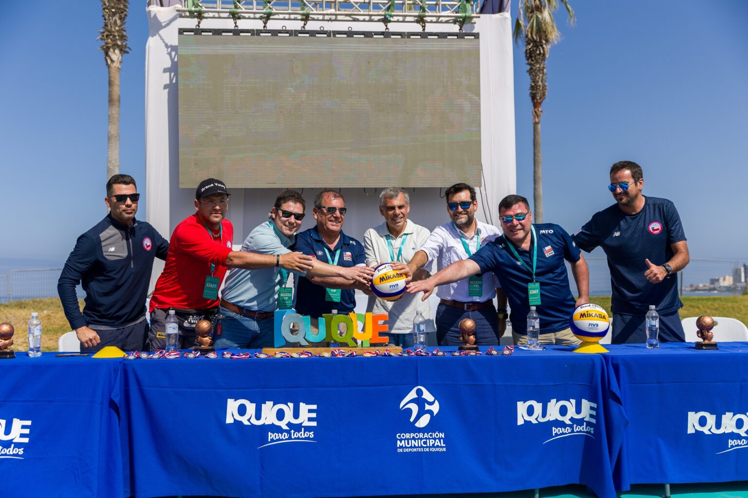 Voleibol playa se toma el Estadio Arena Cavancha y recibirá a los primos Grimalt por primera vez en Iquique