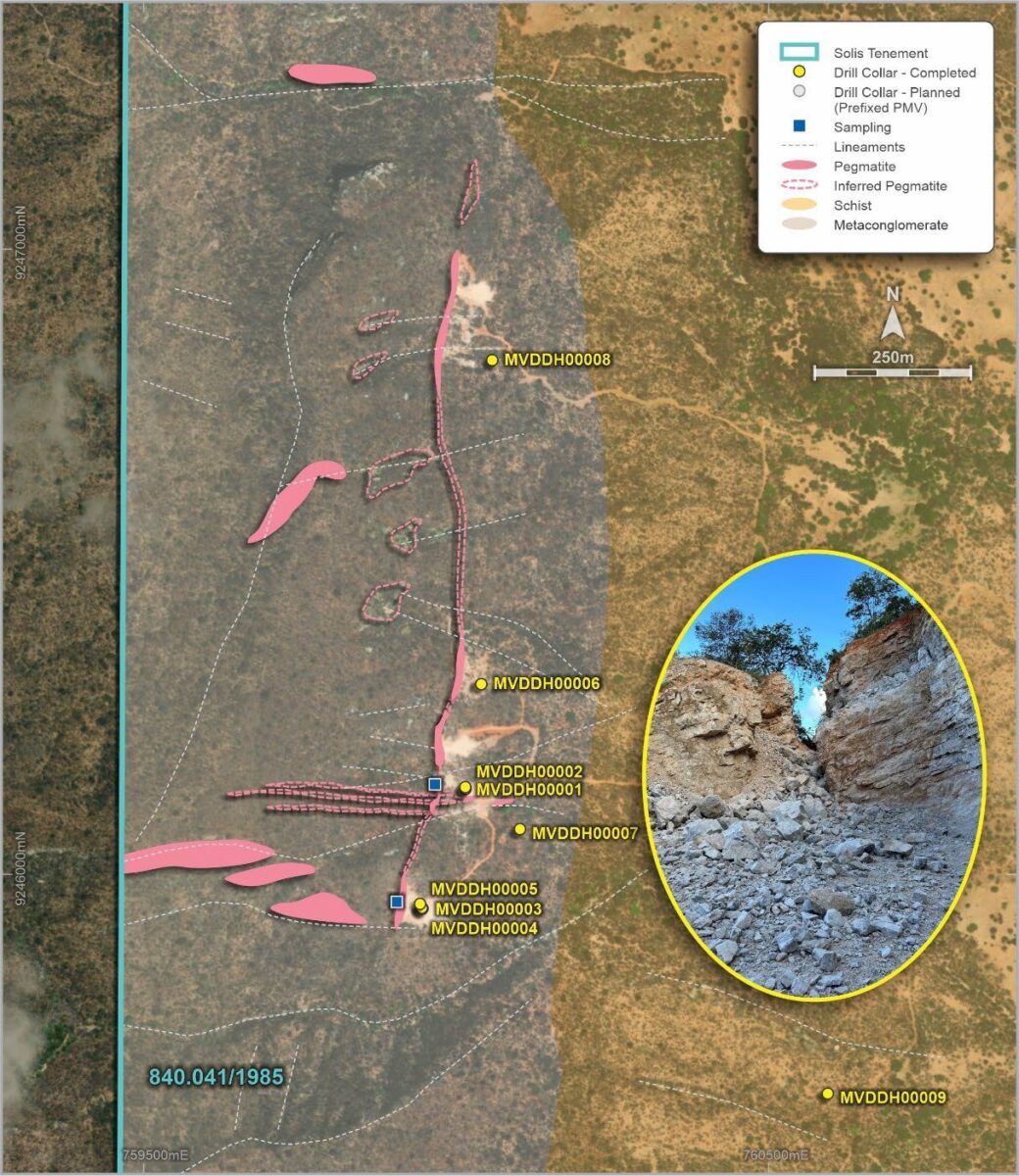 Brasil: Solis Minerals anuncia: Actualización de exploración de los prospectos Estrela y Mina Vermelha, Borborema