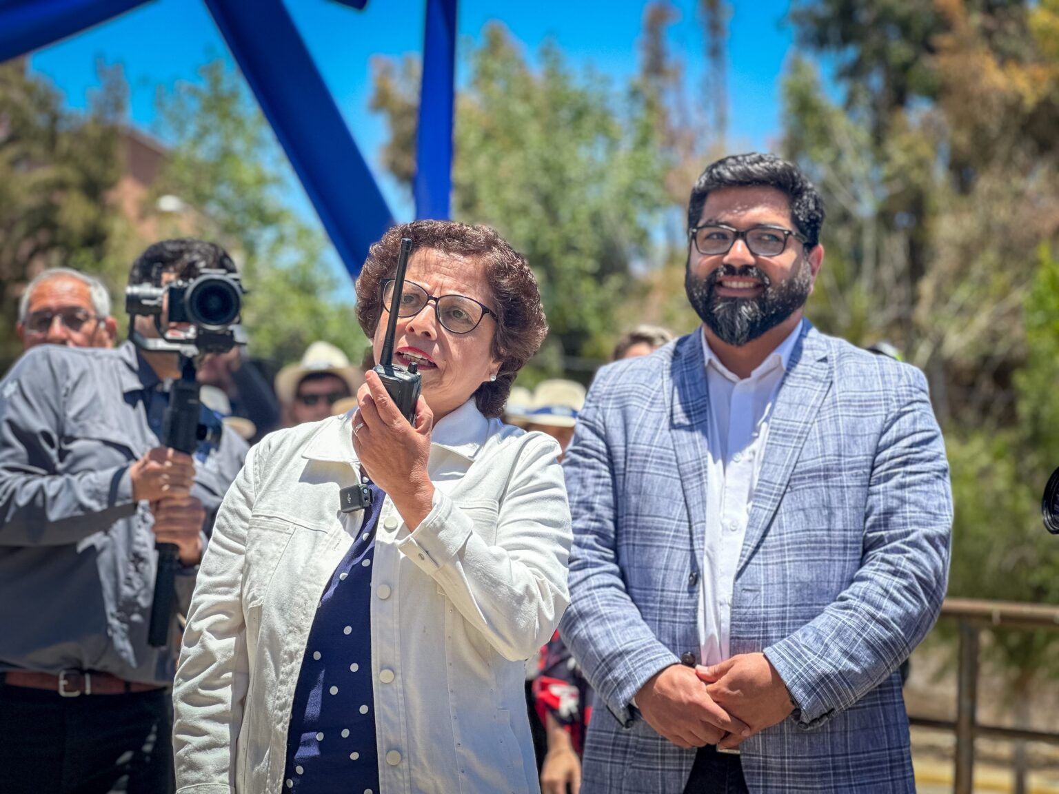 Ministra Aurora Williams comanda inicio de obras de retiro de relave minero del centro de Andacollo 