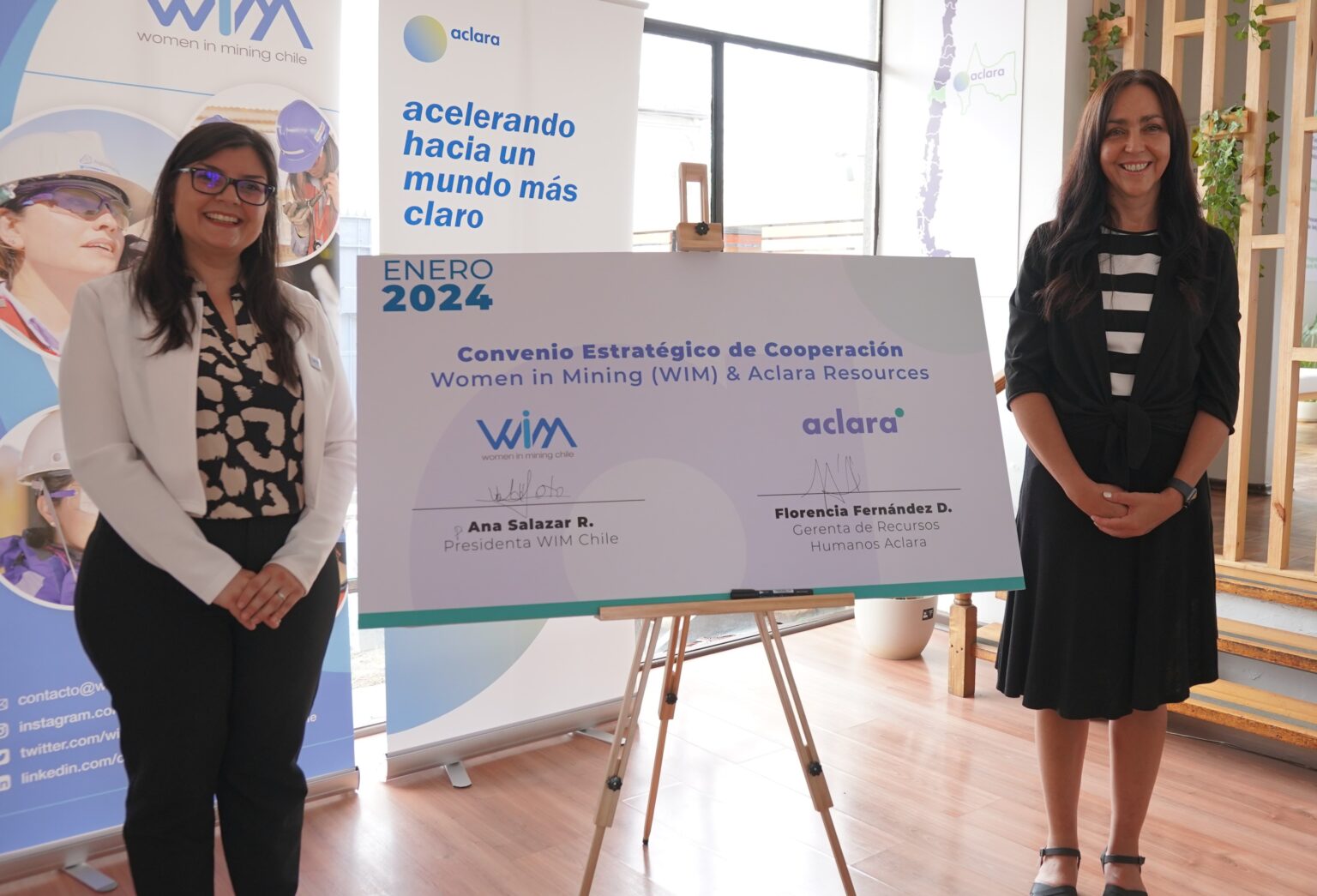 Aclara firma alianza con Women in Mining Chile para fortalecer la inclusión y desarrollo de las mujeres en minería