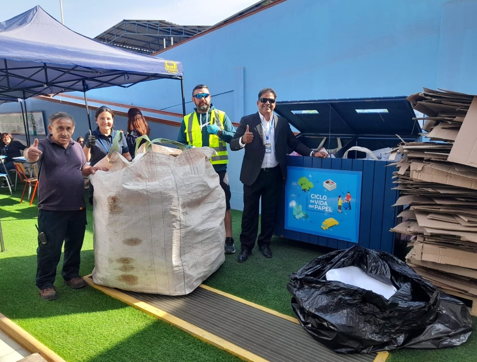Campaña “Reciclemos el Papel” de Collahuasi recolectó 9,5 toneladas de residuos en establecimientos educacionales de Tarapacá