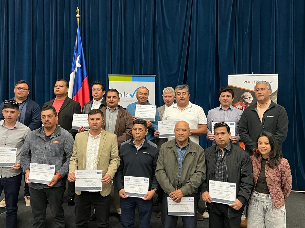 Minera San Gerónimo cerró 2023 como la empresa con más trabajadores(as) certificados en la Región de Coquimbo