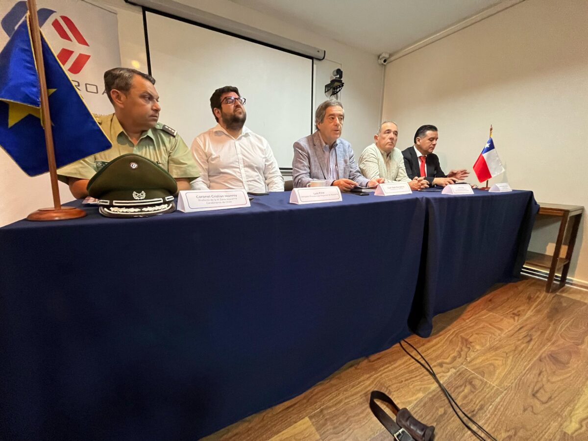 CORPROA realiza “Reunión por la Seguridad de Atacama” junto a autoridades regionales y policías