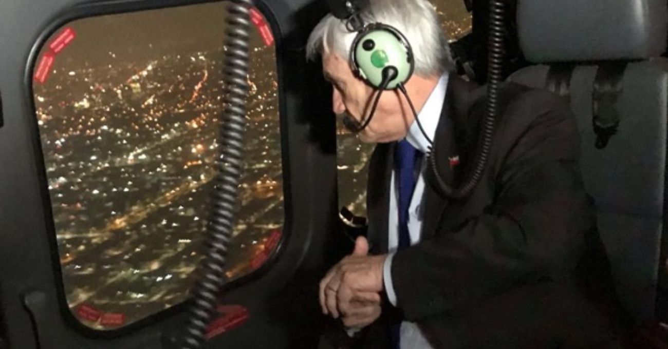 Reportan caída de helicóptero en el que viajaba expresidente Piñera