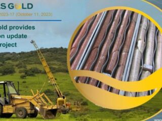 Lavras Gold cruza 1,1 g/t de oro a más de 154 metros de la superficie en el depósito de oro de Butiá, proyecto LDS, sur de Brasil y proporciona una actualización de exploración