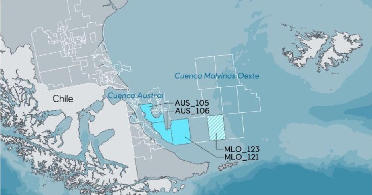 la noruega Equinor comienza la exploración sísmica en tres bloques del sur del Mar Argentino