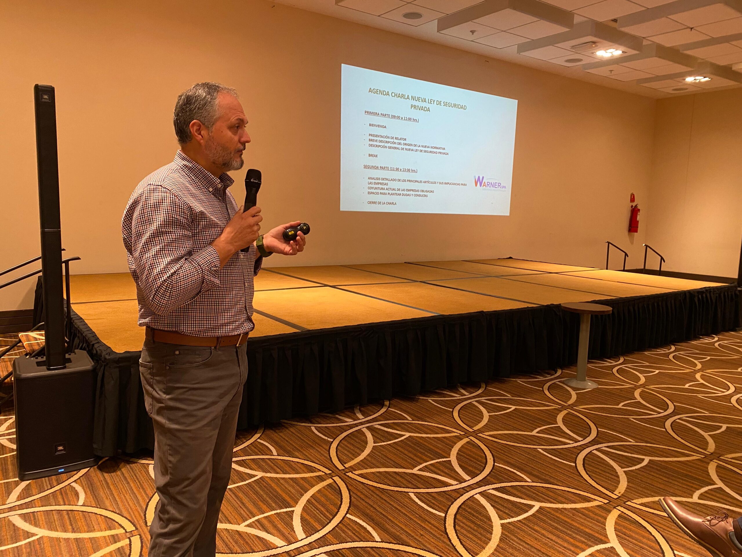 Warner realizó la charla «Nuevo Marco Regulatorio de la Seguridad Privada en Chile» Warner realizó la charla «Nuevo Marco Regulatorio de la Seguridad Privada en Chile»