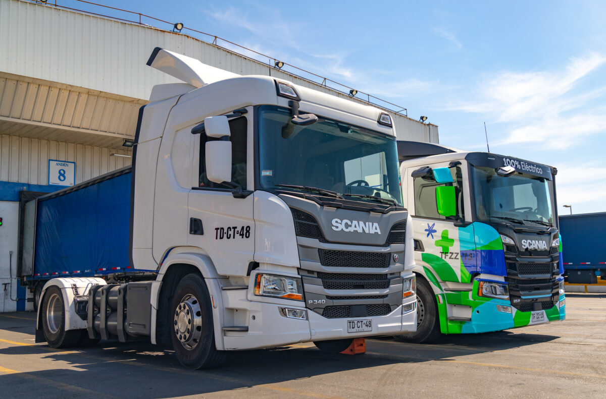 Llega el primer camión eléctrico de Scania para continuar la transformación del transporte en Chile