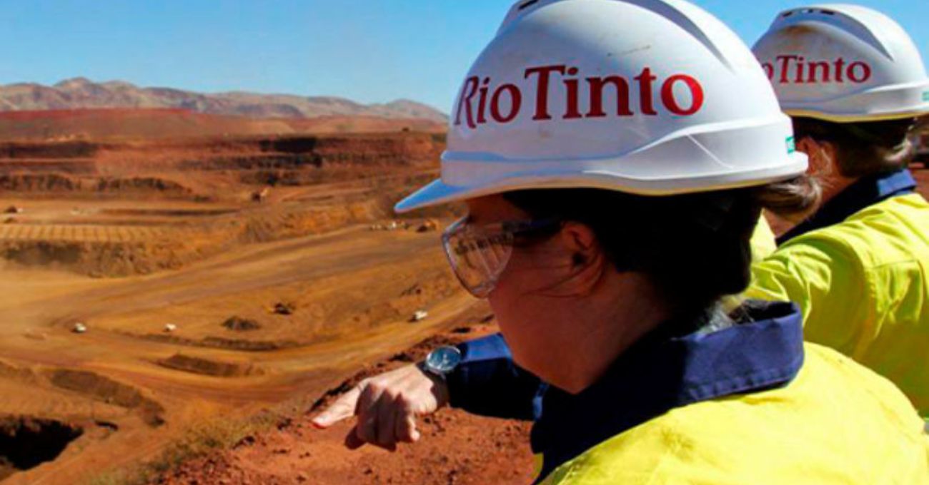 Resultados de producción de Rio Tinto y avances en seguridad luego de accidente aéreo