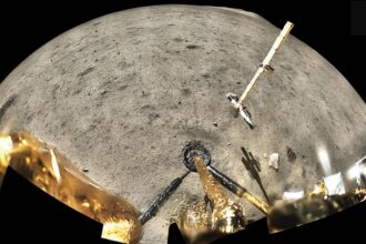 Chang'e 5 revela nuevos minerales en la superficie lunar