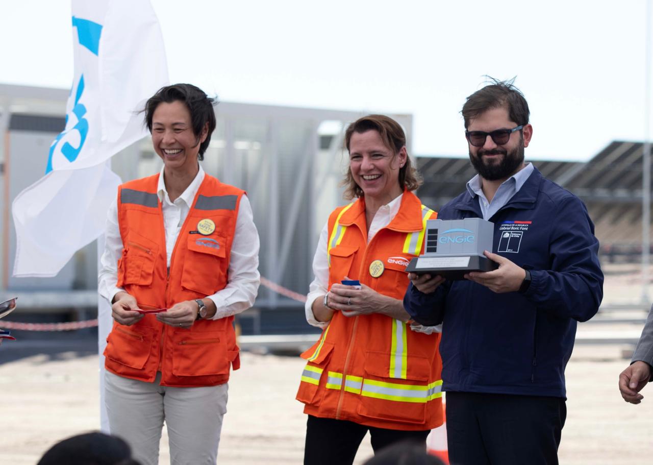 Presidente Boric destaca compromiso de ENGIE con la descarbonización en inauguración de BESS Coya