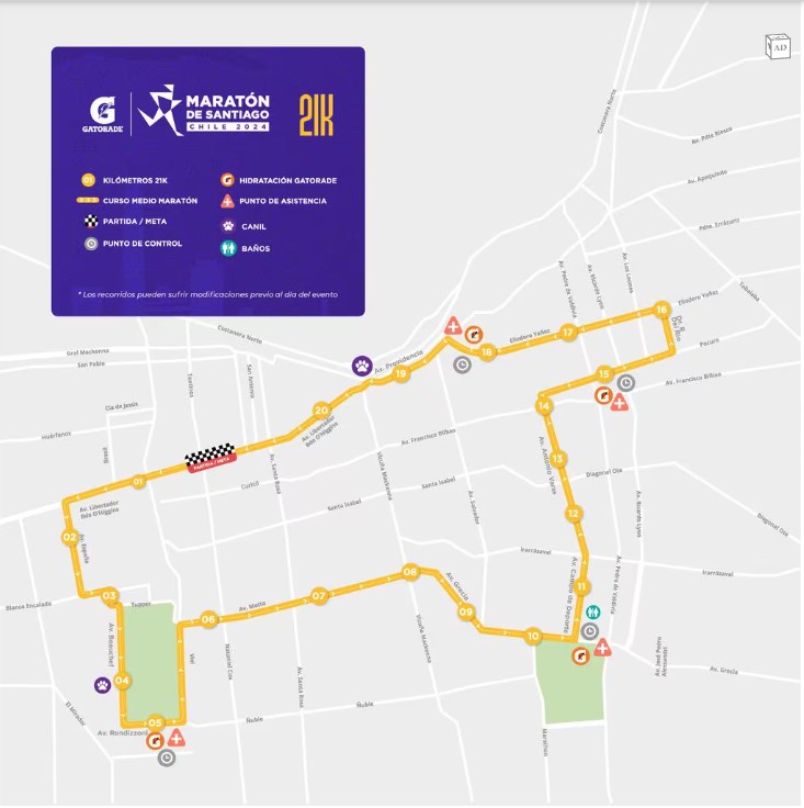 La Maratón de Santiago 2024 reúne a más de 30.000 corredores en la ciudad