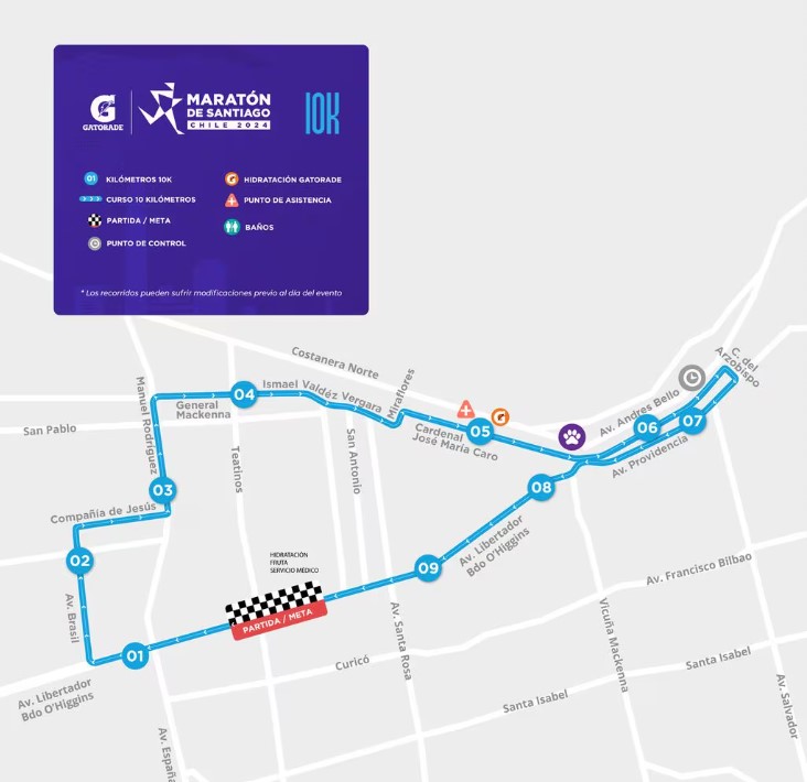 La Maratón de Santiago 2024 reúne a más de 30.000 corredores en la ciudad