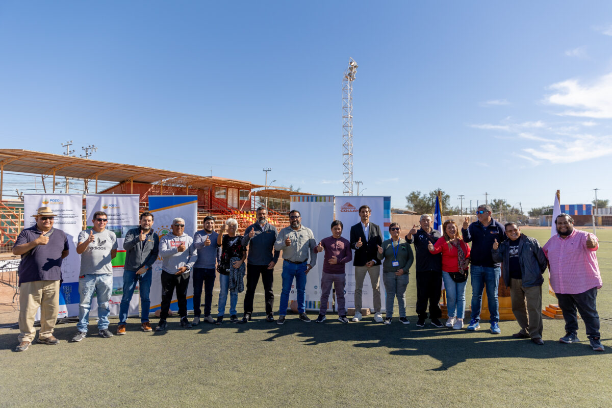Municipalidad de Pozo Almonte junto a Collahuasi firman entrega de terrenos para obras de mejoramiento del estadio