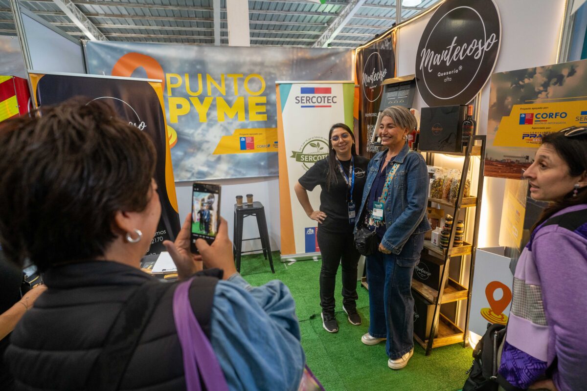 Punto Pyme Antofagasta acercó a emprendedores al rubro minero y energético en Exponor 2024