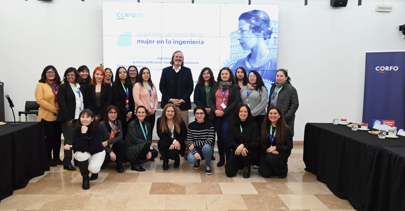 Reunión Corfo: Mujeres ingenieras celebran el Día Internacional de la Mujer en la Ingeniería