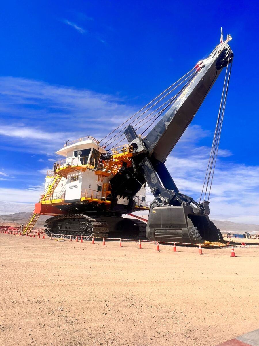 Escondida | BHP recibe la primera pala eléctrica de cable 4800XPC en Latinoamérica y la tercera de su tipo en el mundo Escondida | BHP recibe la primera pala eléctrica de cable 4800XPC en Latinoamérica y la tercera de su tipo en el mundo
