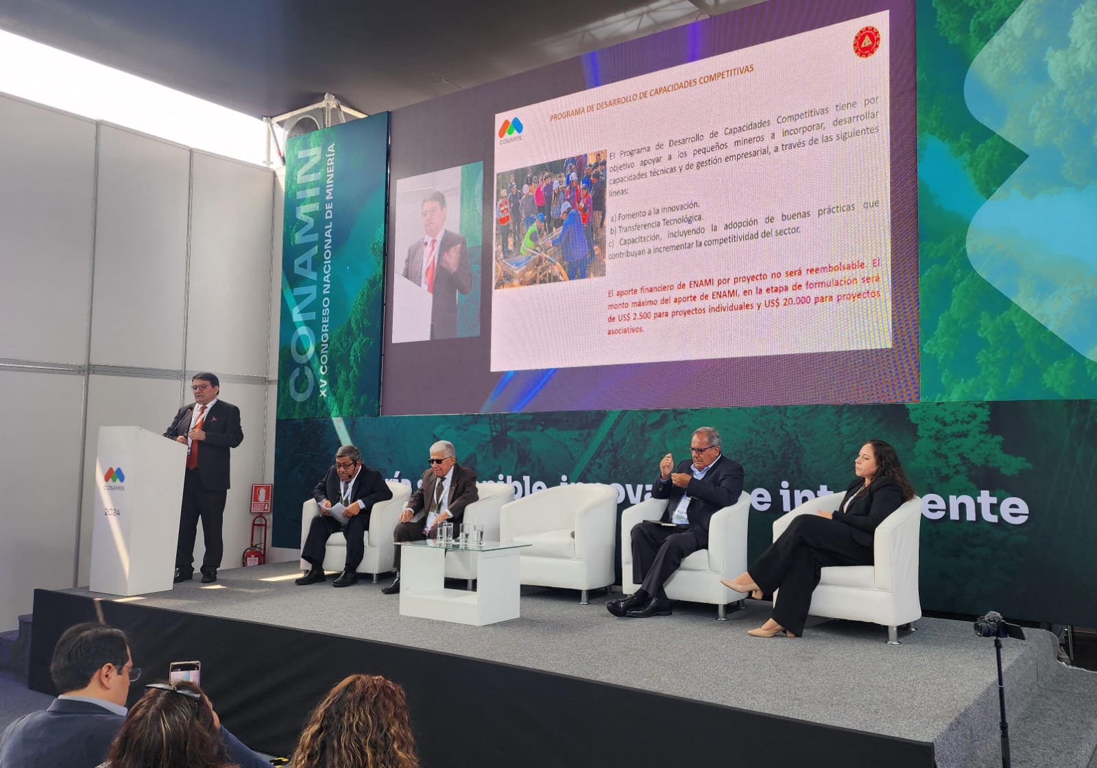 Cámara Minera de Chile presente en CONAMIN 2024 en Perú
