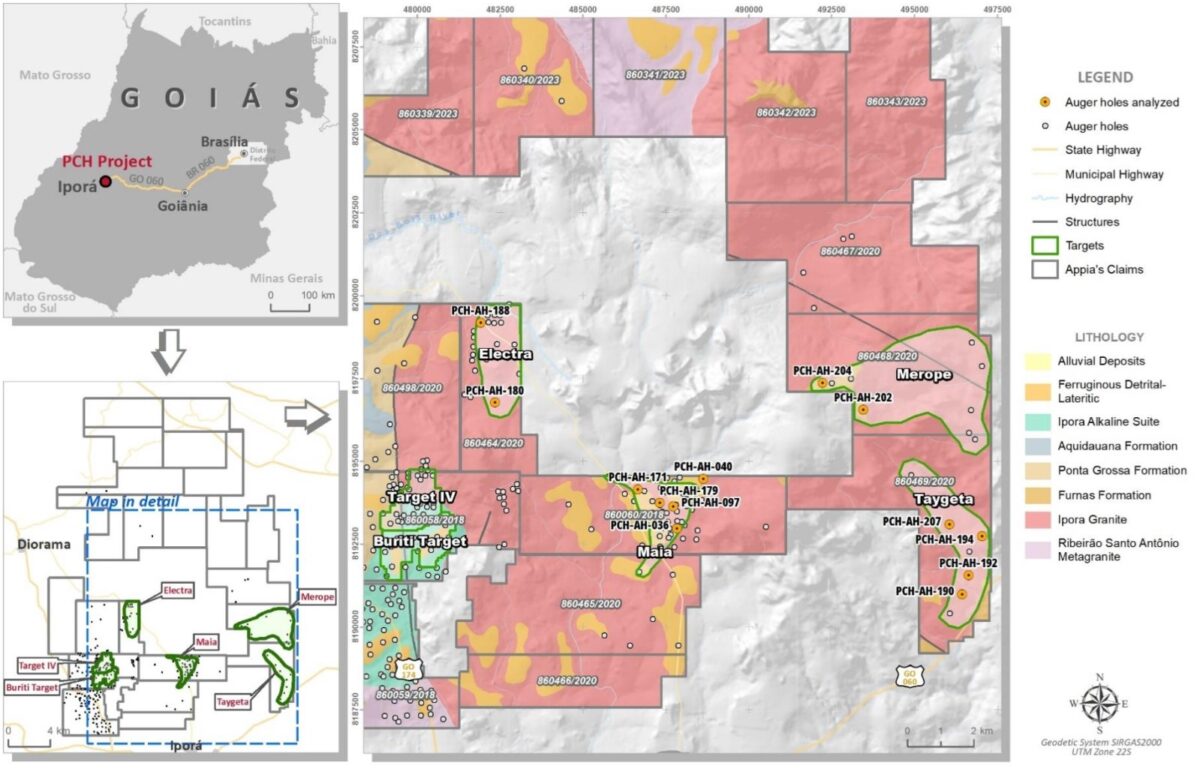 Appia Rare Earths & Uranium confirma resultados de desorción excepcionales en sus objetivos de arcilla de adsorción iónica Maia, Electra, Taygeta y Merope en Goiás, Brasil Appia Rare Earths & Uranium confirma resultados de desorción excepcionales en sus objetivos de arcilla de adsorción iónica Maia, Electra, Taygeta y Merope en Goiás, Brasil