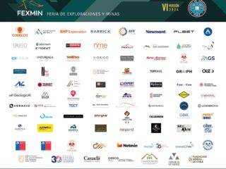 Compañías minera y empresas proveedoras presentes en FEXMIN 2024