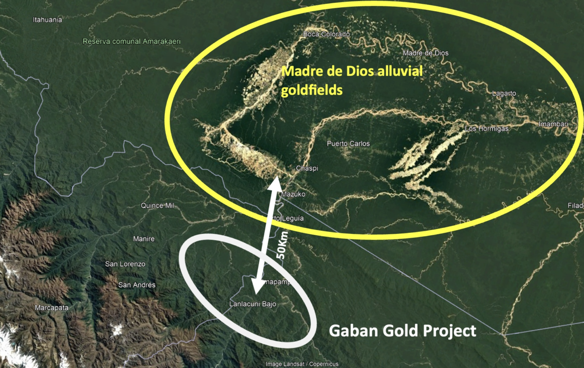Winshear Gold completa 1.005 metros de perforación en cuatro pozos de perforación diamantina en el proyecto de oro Gaban en Perú Winshear Gold completa 1.005 metros de perforación en cuatro pozos de perforación diamantina en el proyecto de oro Gaban en Perú