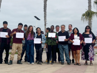 60 vecinos y vecinas de Tierra Amarilla y Caldera certifican curso de soldadura con apoyo de Minera Candelaria