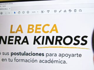 Kinross abre postulaciones a beca de educación superior 2025