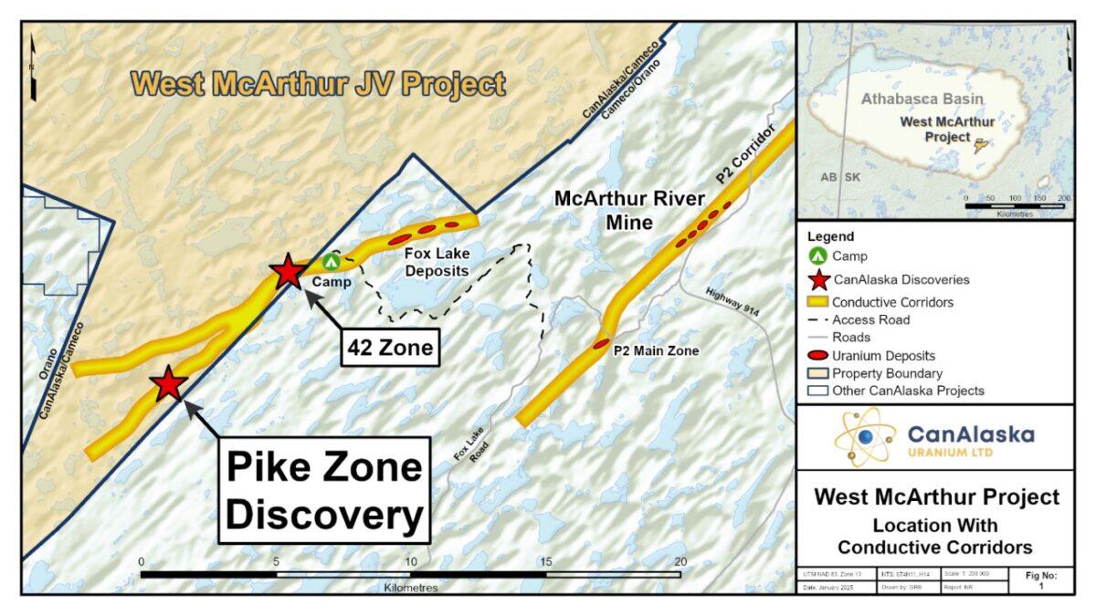 Los ensayos geoquímicos confirman la mineralización adicional de uranio de discordancia de alto grado en la zona de picas de CanAlaska Los ensayos geoquímicos confirman la mineralización adicional de uranio de discordancia de alto grado en la zona de picas de CanAlaska