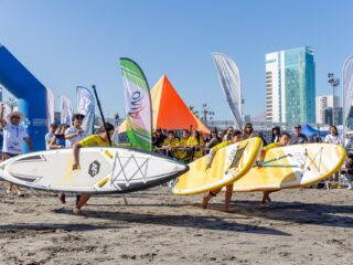 Finalizó segunda fecha del circuito nacional de stand up paddle en Arena Cavancha de Iquique