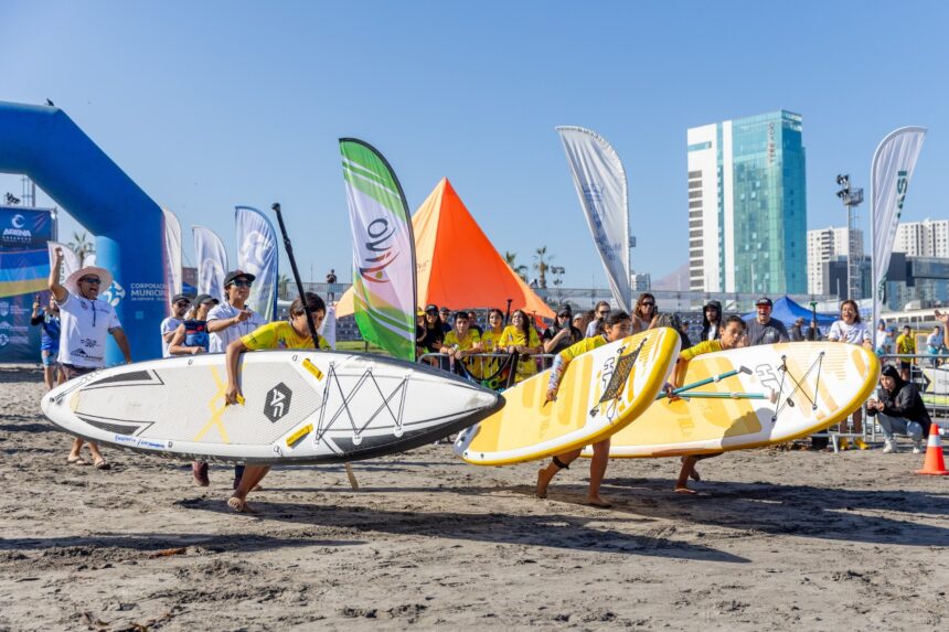 Finalizó segunda fecha del circuito nacional de stand up paddle en Arena Cavancha de Iquique