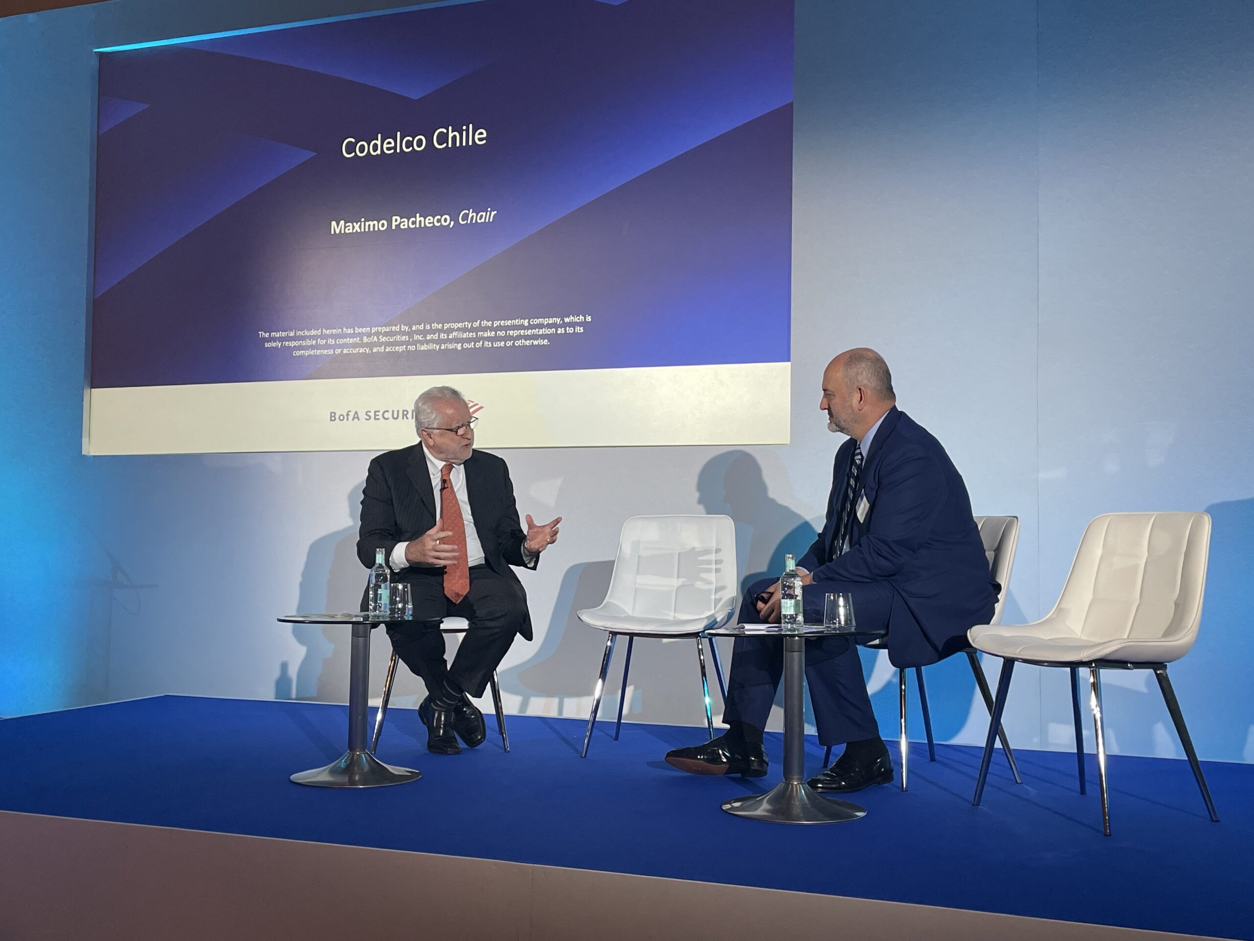 Codelco expone detalles de últimos acuerdos con compañías internacionales ante inversionistas en Barcelona